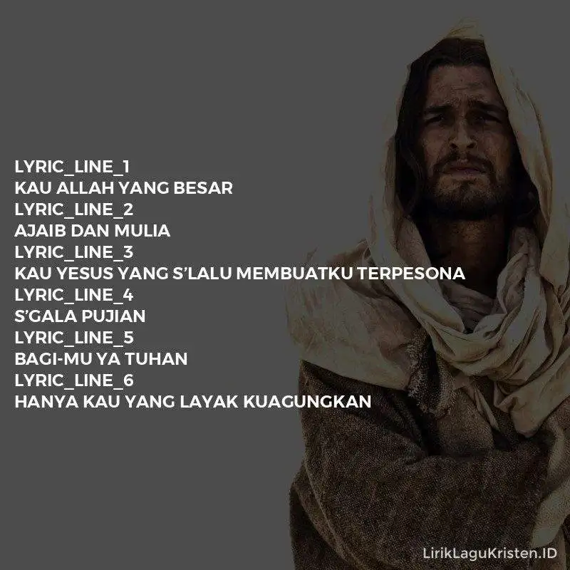 Kau Allah Yang Besar