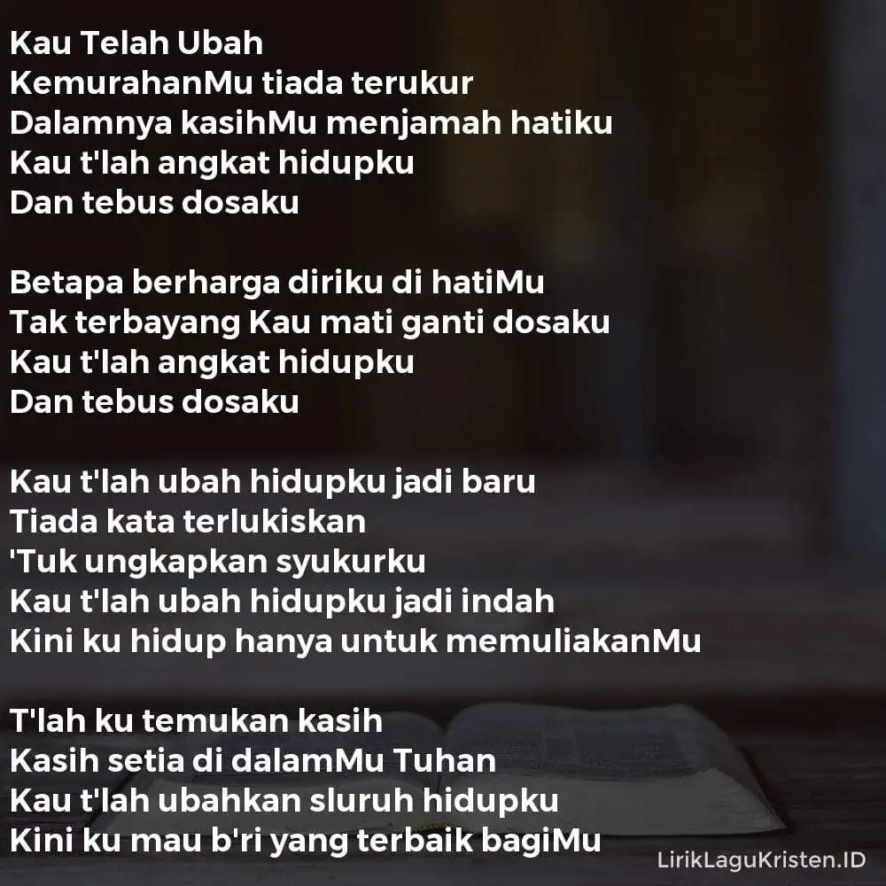 Kau Telah Ubah