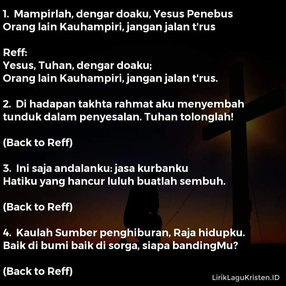 Mampirlah, Dengar Doaku