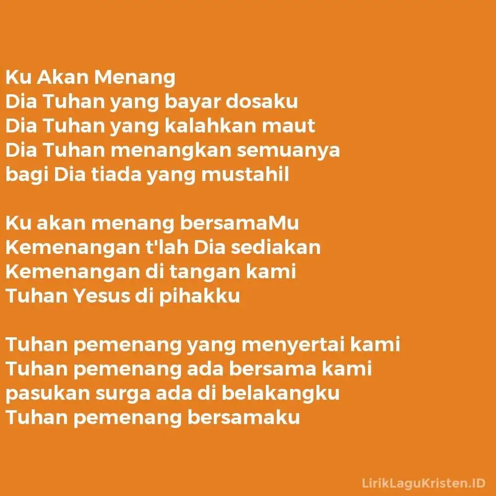 Ku Akan Menang