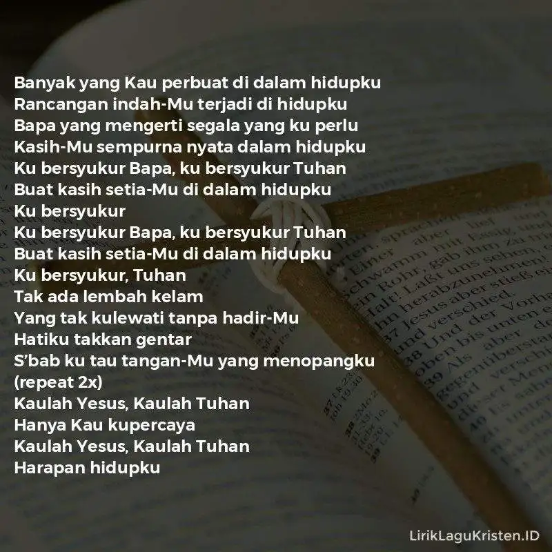 Ku Bersyukur Bapa