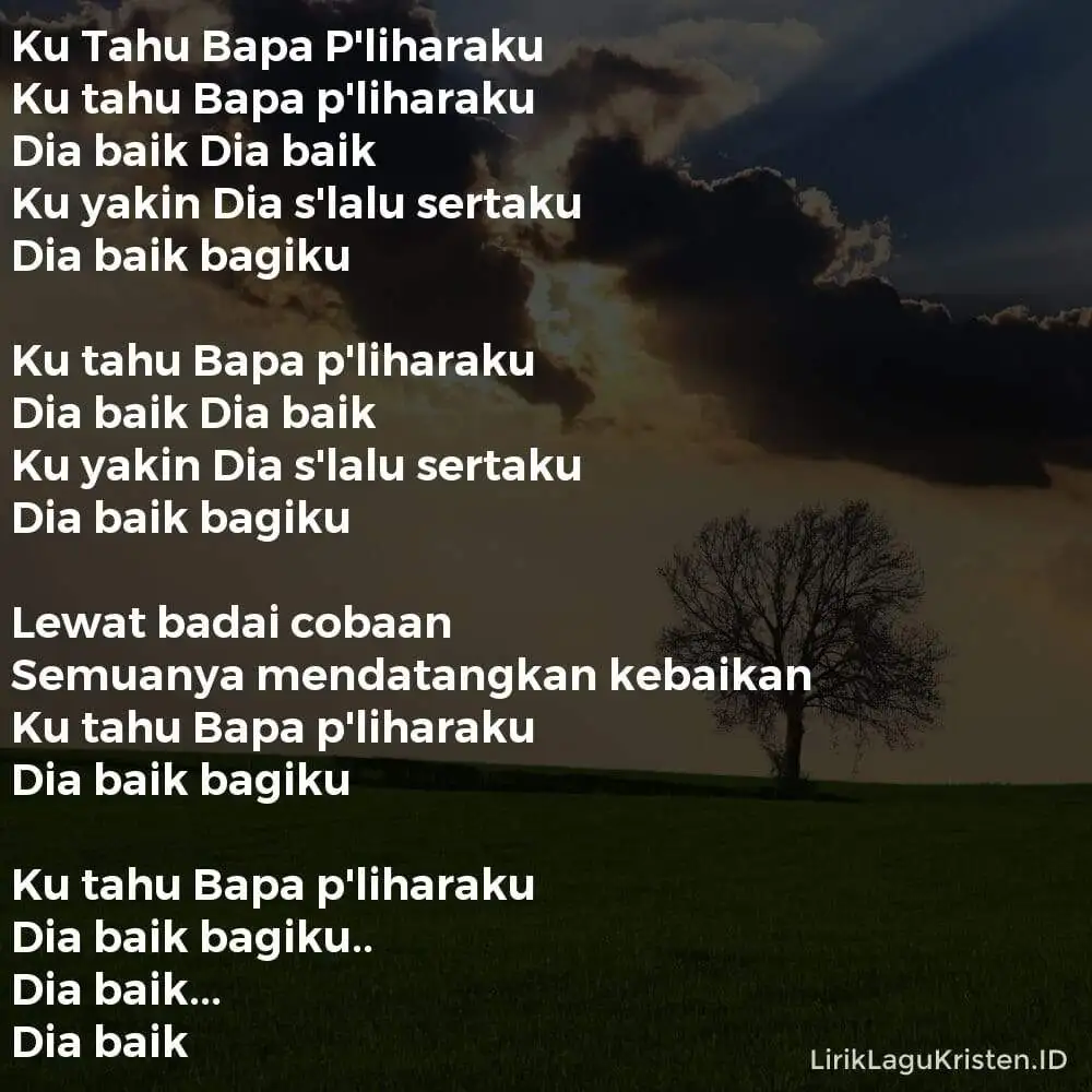 Ku Tahu Bapa P’liharaku