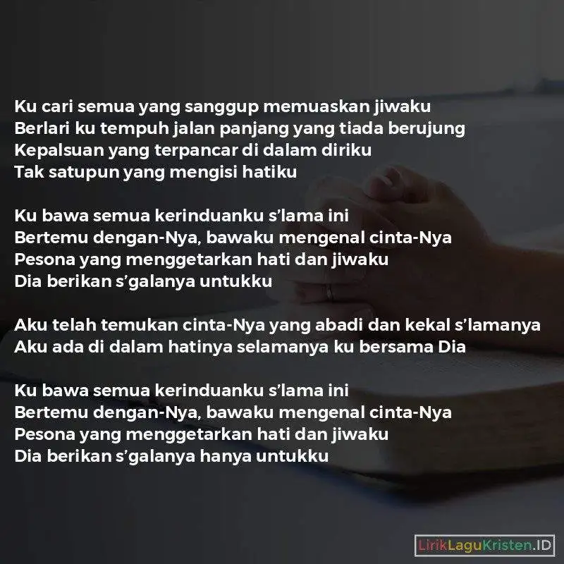 Kutemukan CintaNya