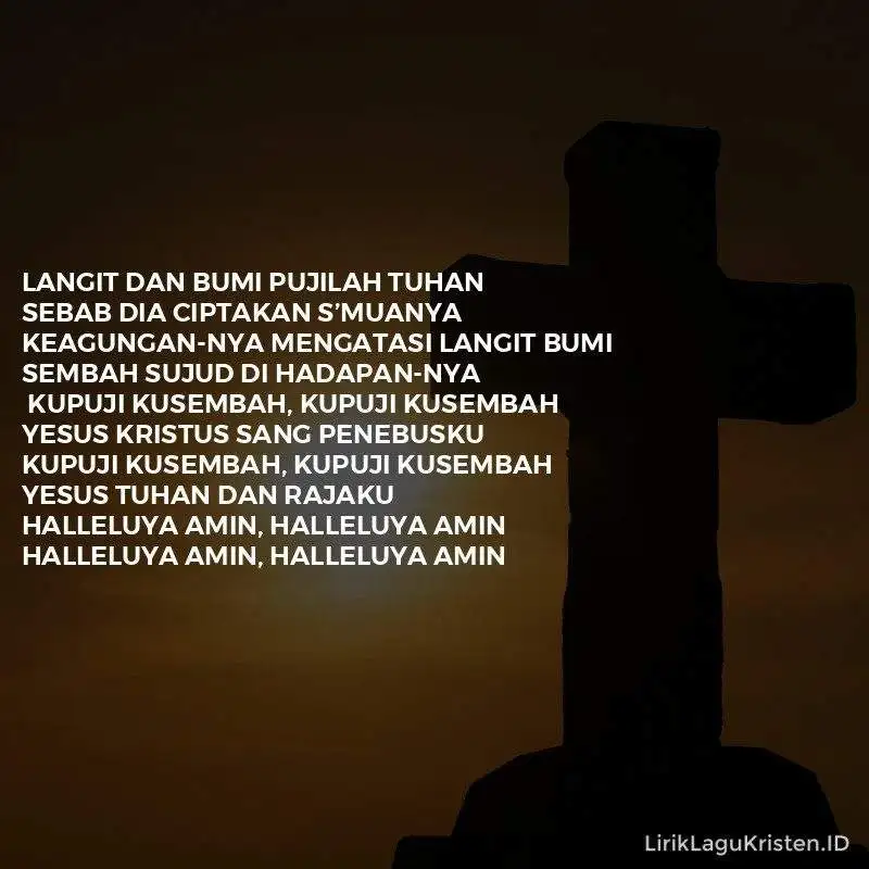 Langit Dan Bumi Pujilah Tuhan