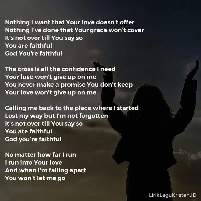 Love Won’t Give Up