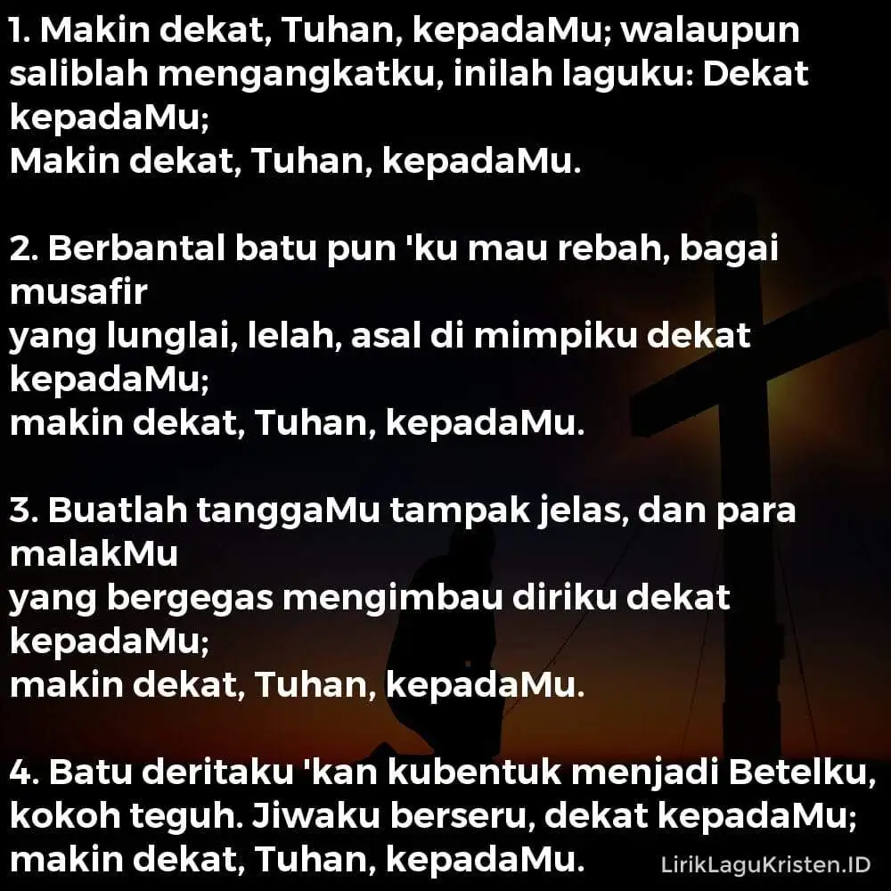 Makin Dekat, Tuhan