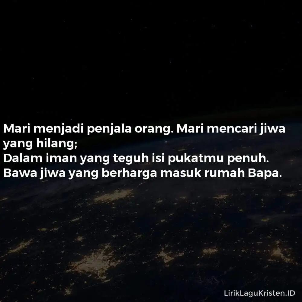 Mari Menjadi Penjala Orang