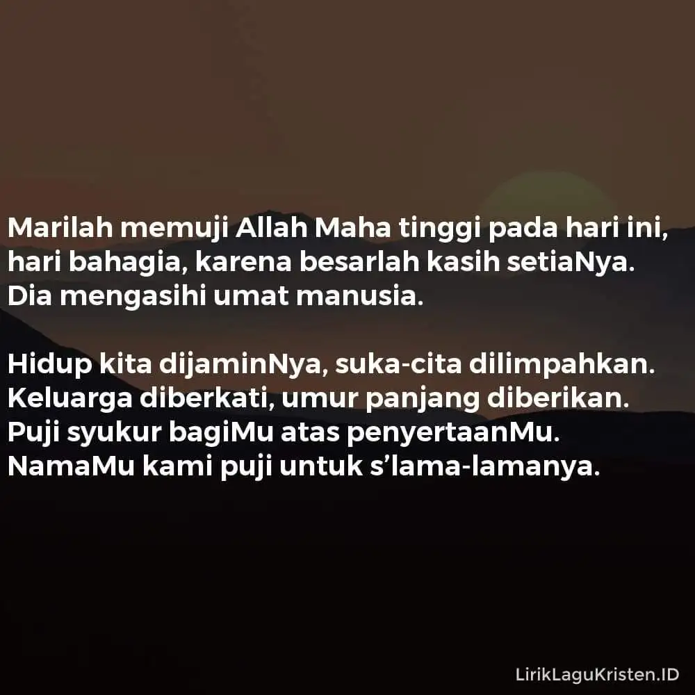 Marilah Memuji