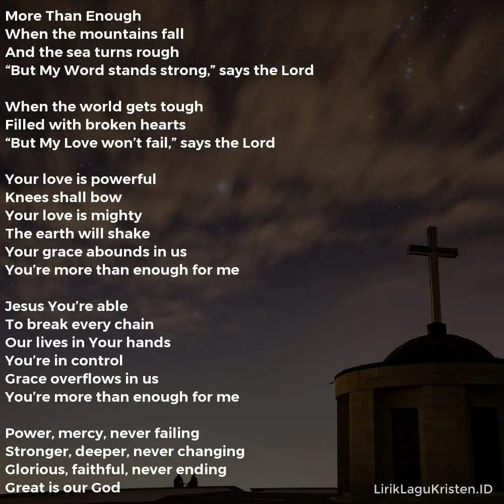 More Than Enough