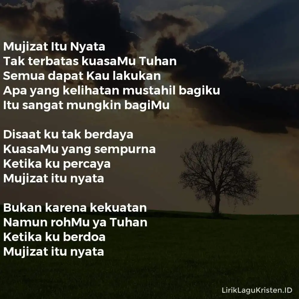 Mujizat Itu Nyata