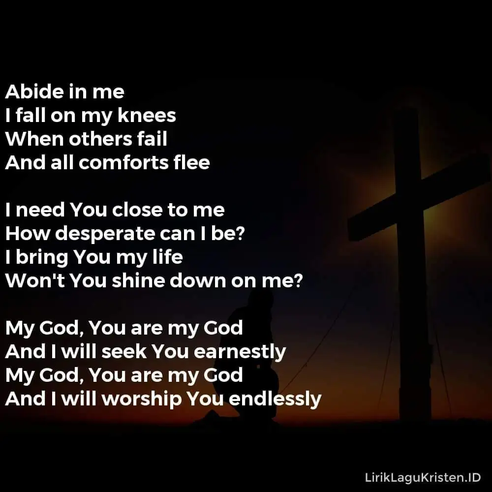 MY GOD, YOU ARE MY GOD
