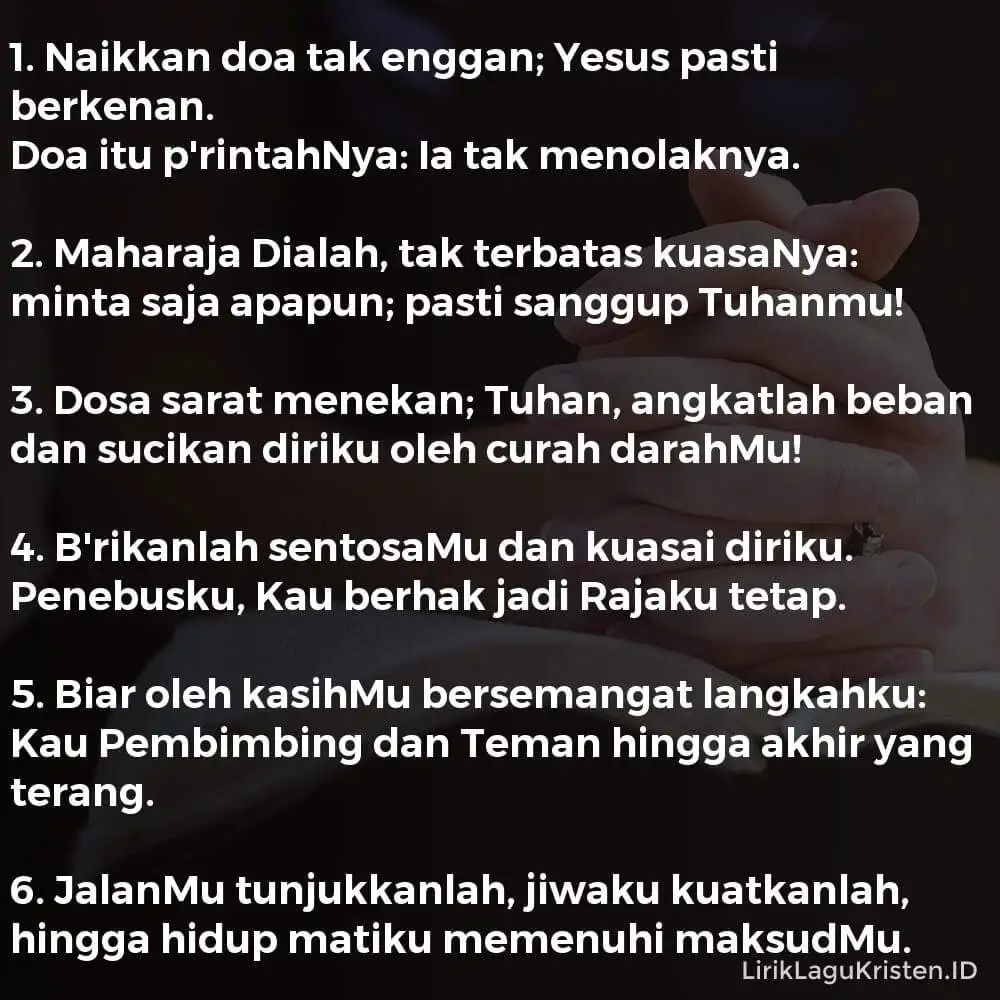 Naikkan Doa Tak Enggan