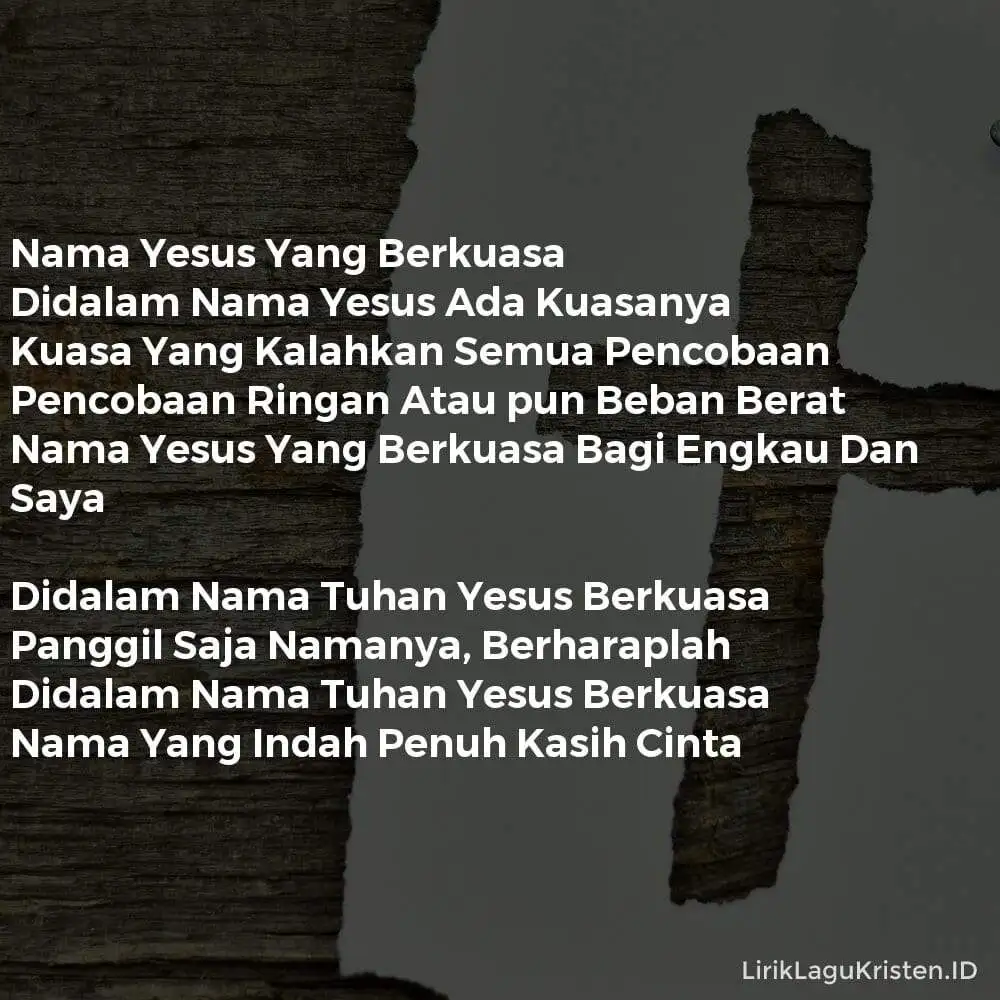 NAMA YESUS YANG BERKUASA