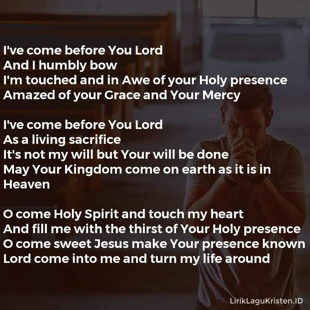 O COME HOLY SPIRIT