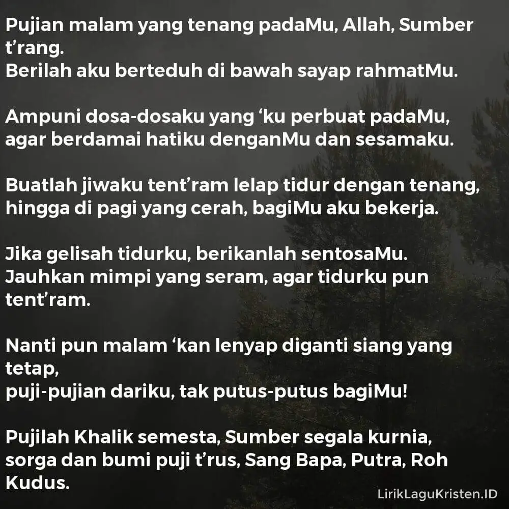 Pujian Malam Yang Tenang