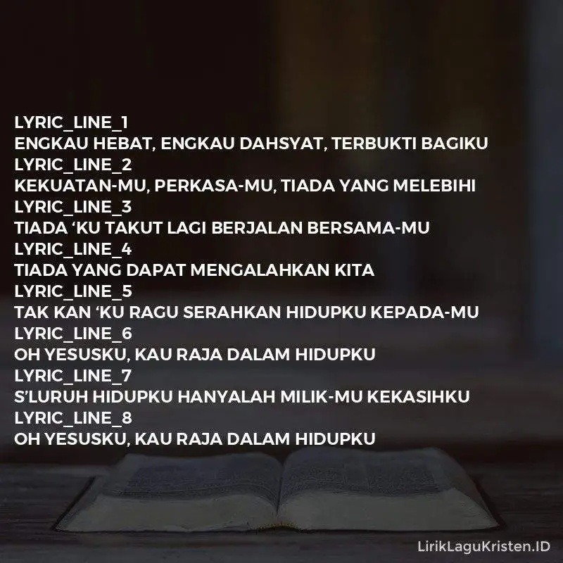 Raja Dalam Hidupku