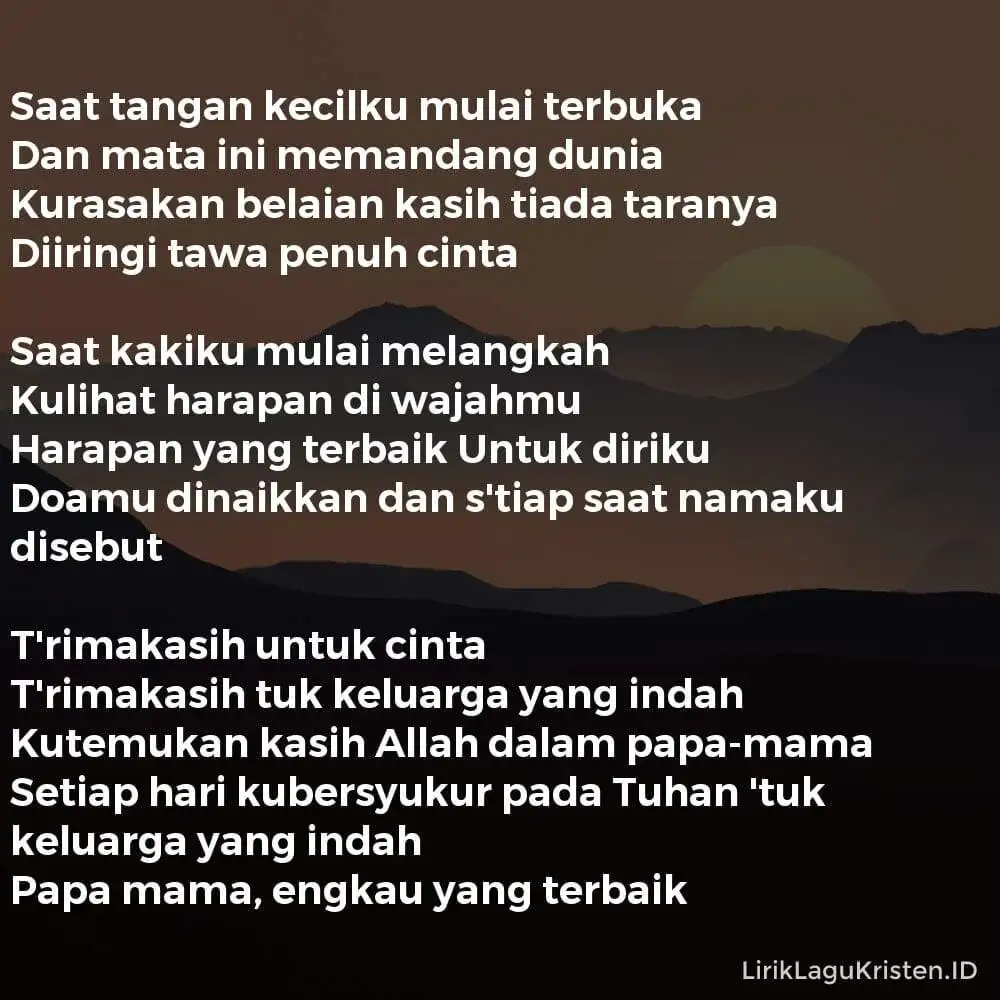 SAAT TANGAN KECILKU MULAI TERBUKA