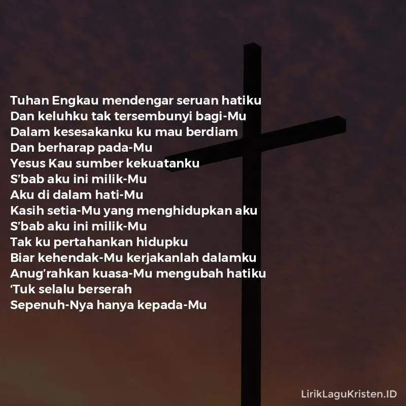 S’bab Aku MilikMu