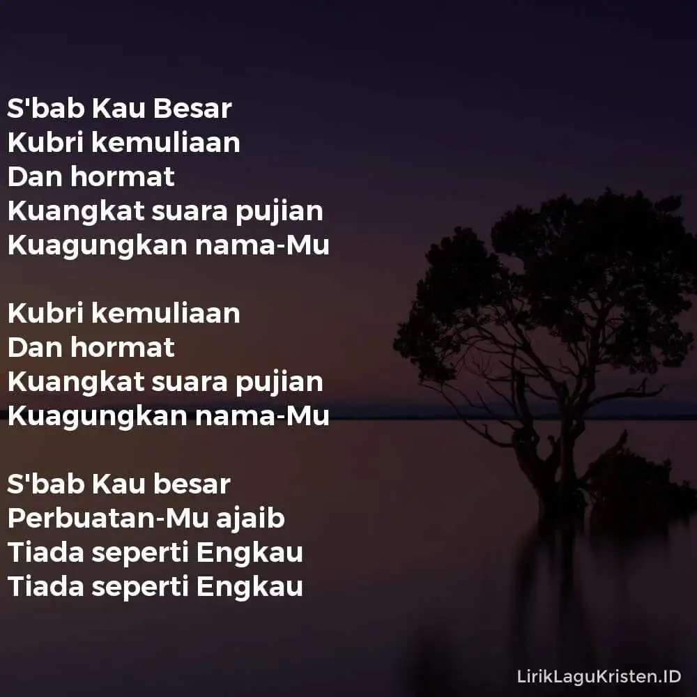 S’bab Kau Besar