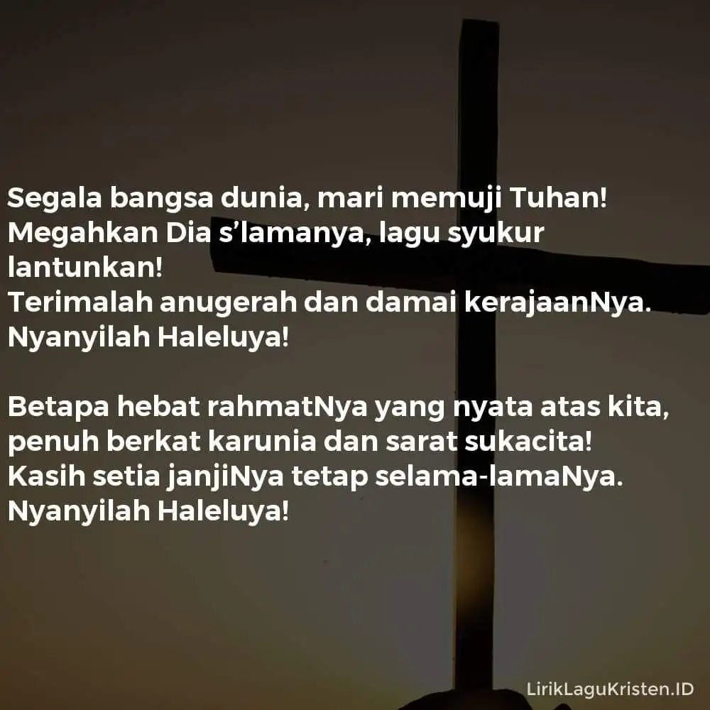 Segala Bangsa Dunia