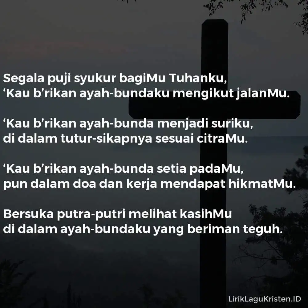 Segala Puji Syukur