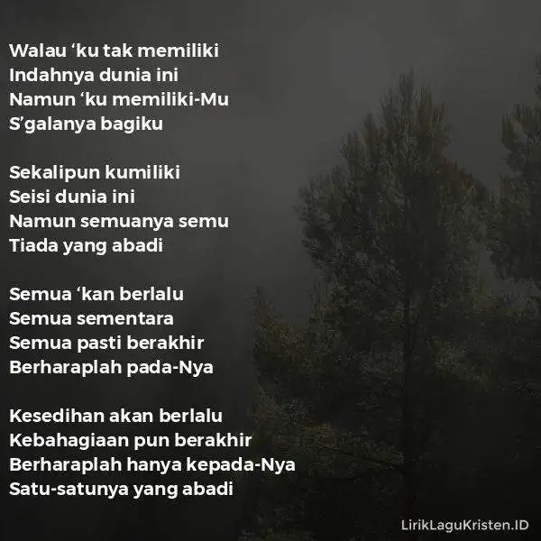 Semua Kan Berlalu