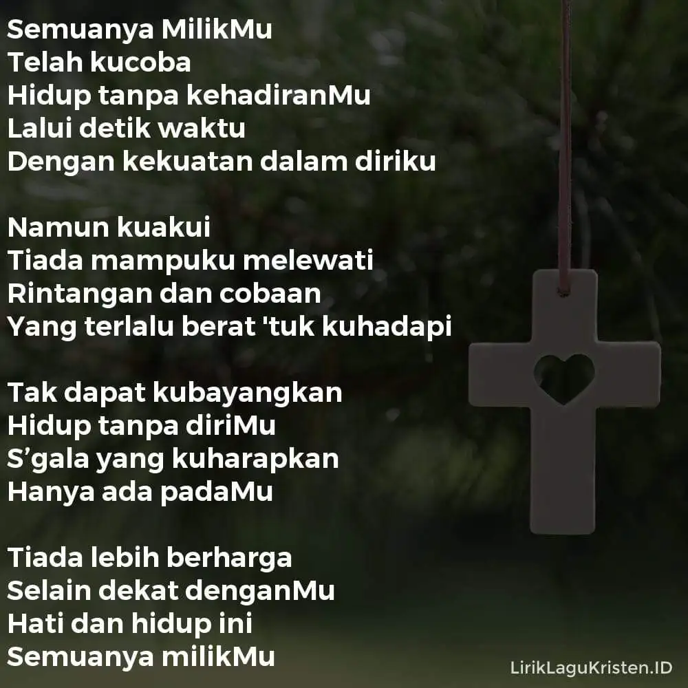 Semuanya MilikMu
