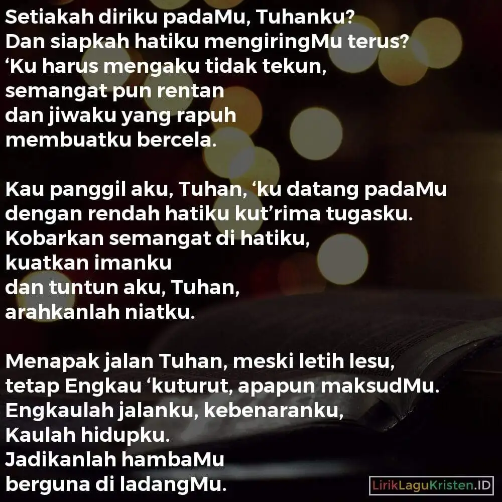 Setiakah Diriku Padamu