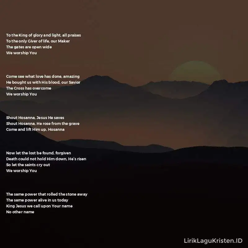 Shout Hosanna