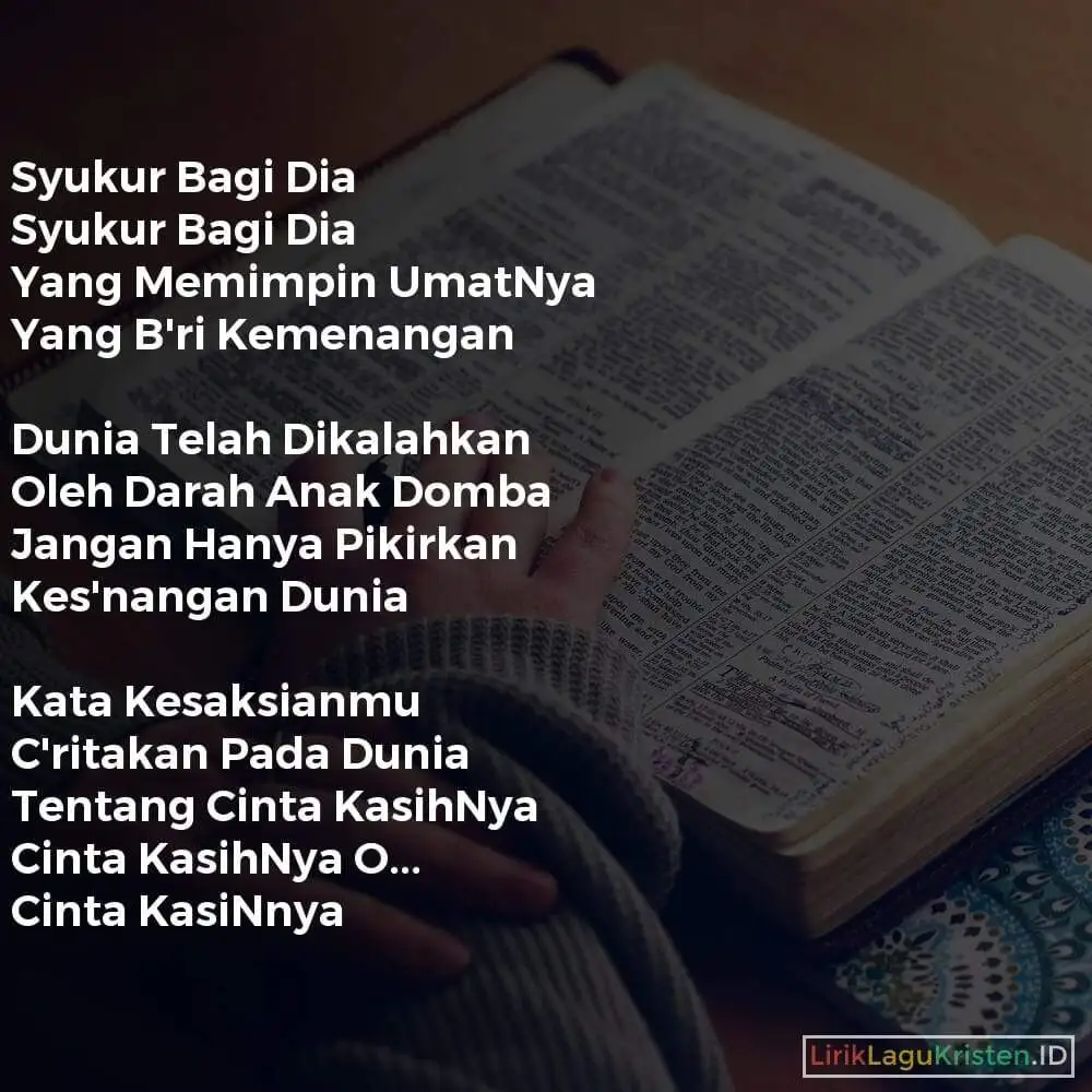 Syukur Bagi Dia