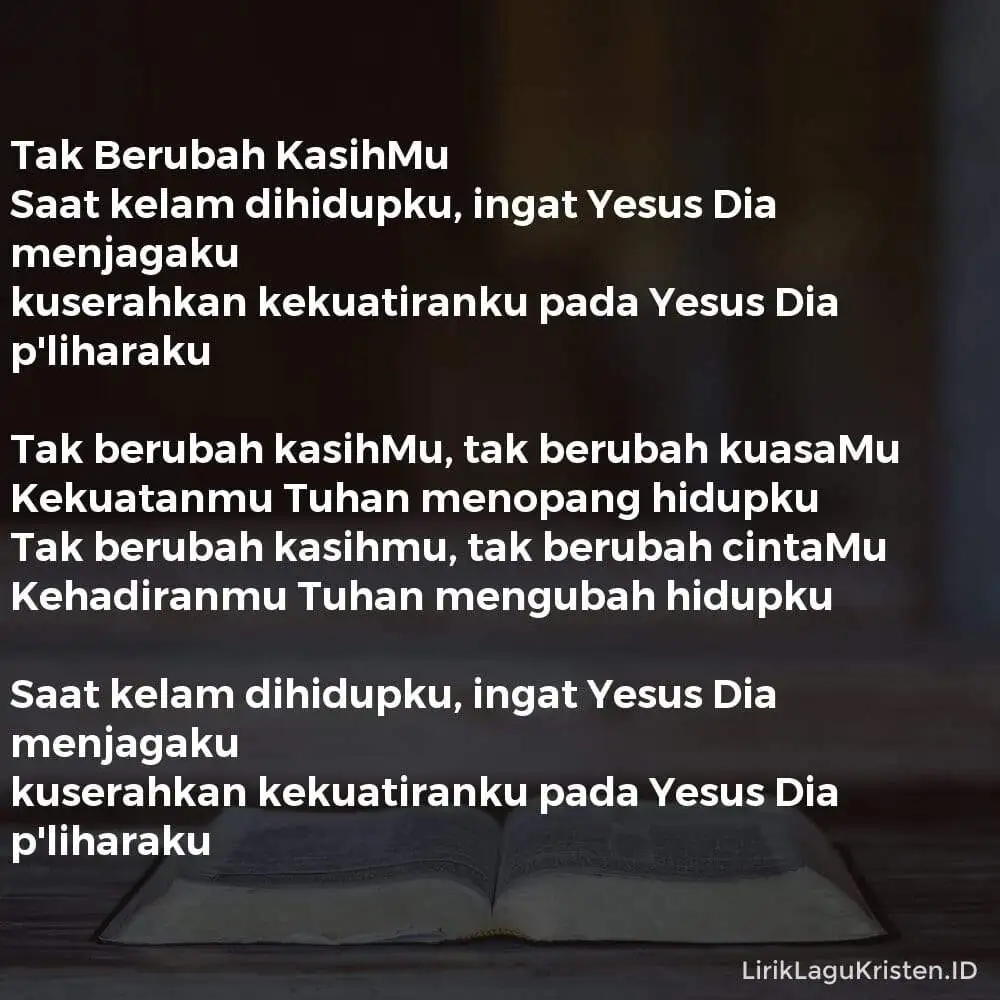 Tak Berubah KasihMu