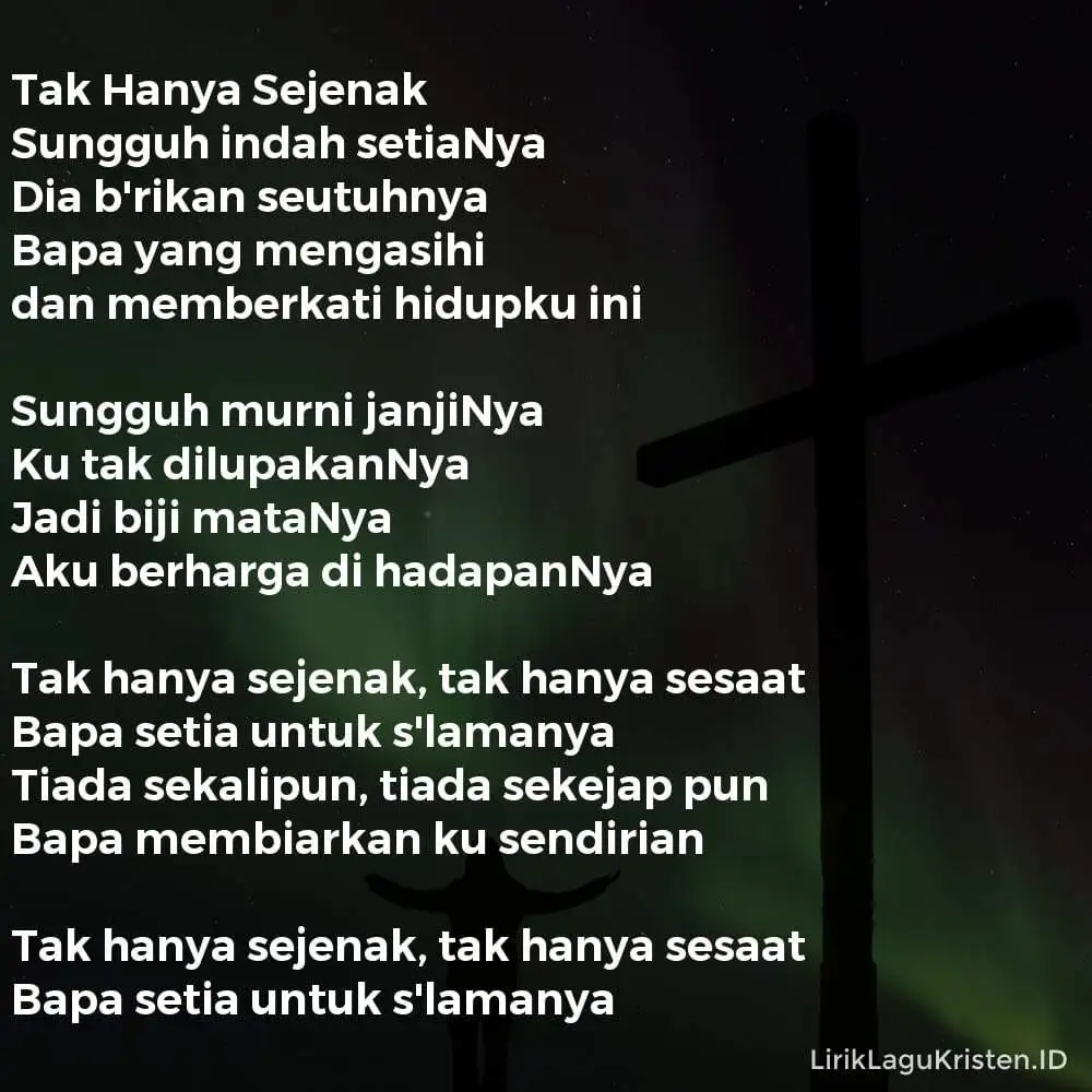 Tak Hanya Sejenak