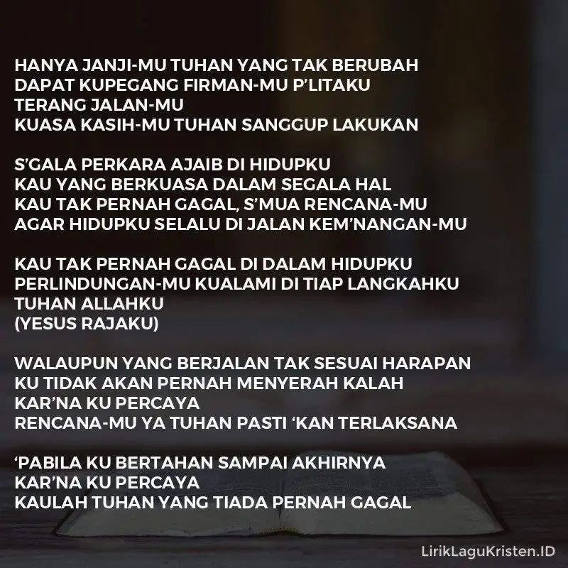Tak Pernah Gagal