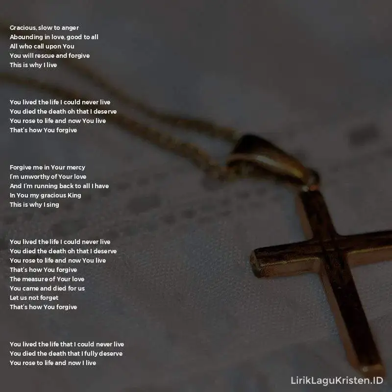 That’s How You Forgive