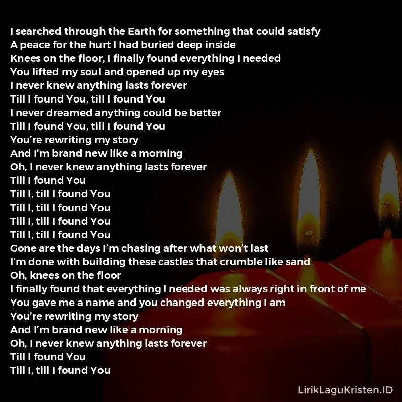 Till I Found You