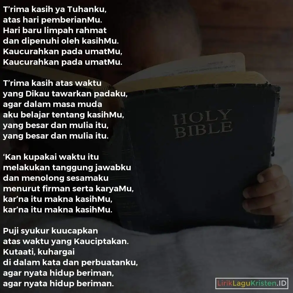 T’rima Kasih Ya Tuhanku