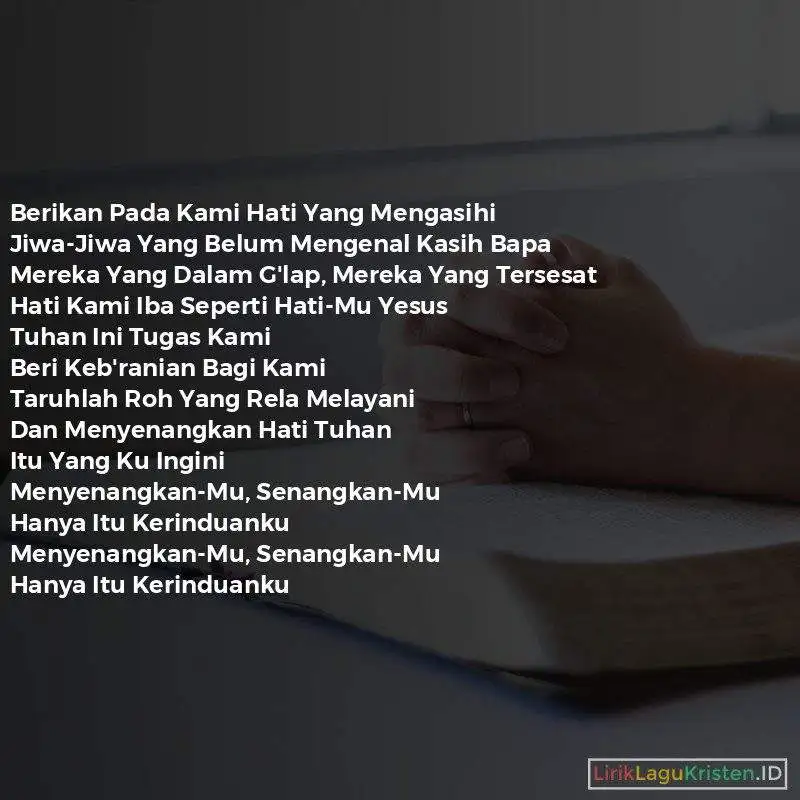 TUHAN INI TUGAS KAMI