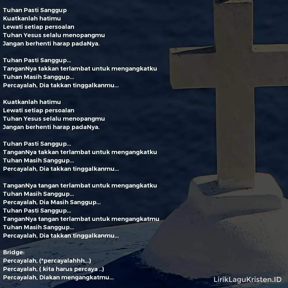 Tuhan Pasti Sanggup