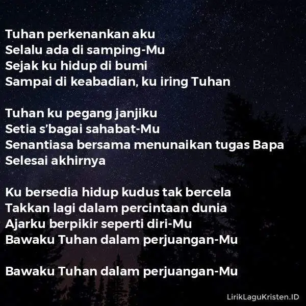 Tuhan Perkenankan