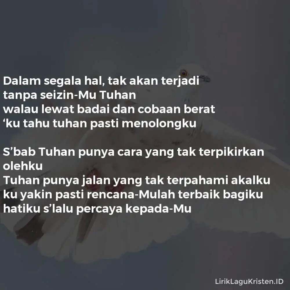 TUHAN PUNYA CARA