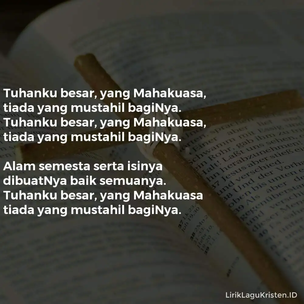 Tuhanku Besar
