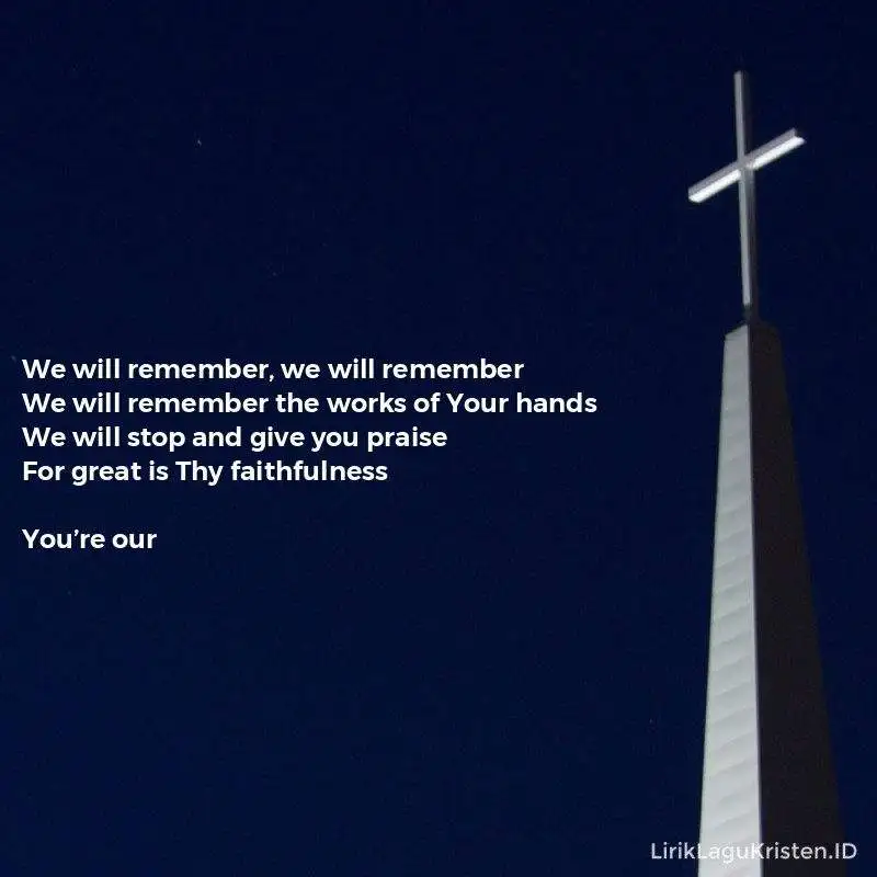 We Will Remember