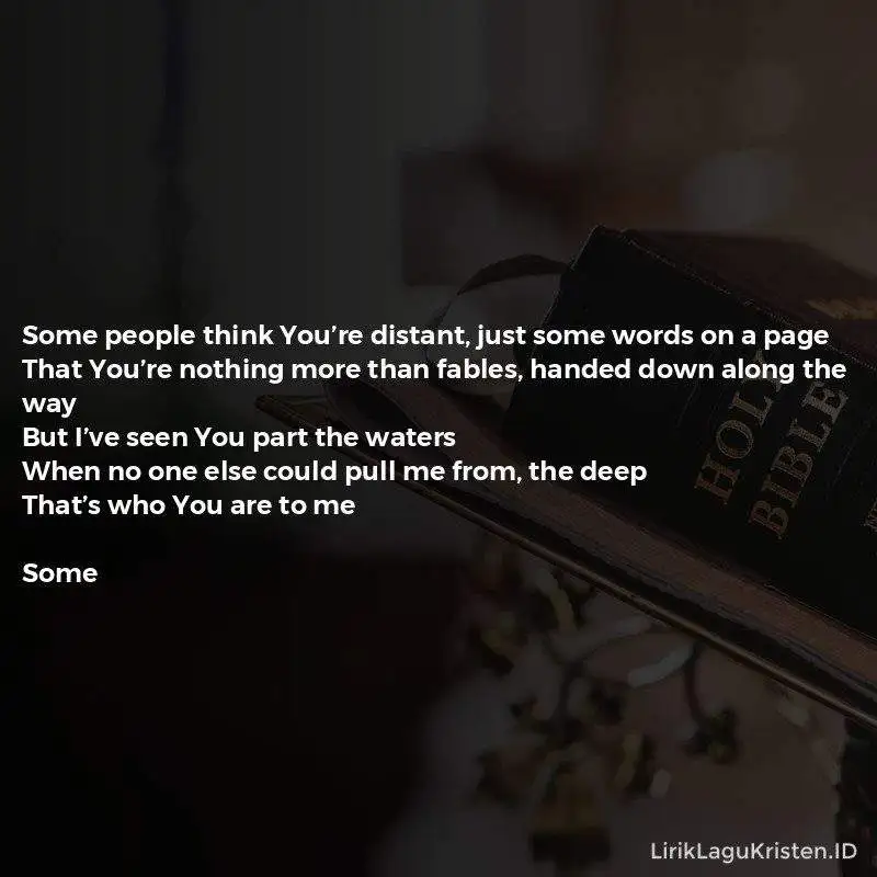 Who You Are To Me