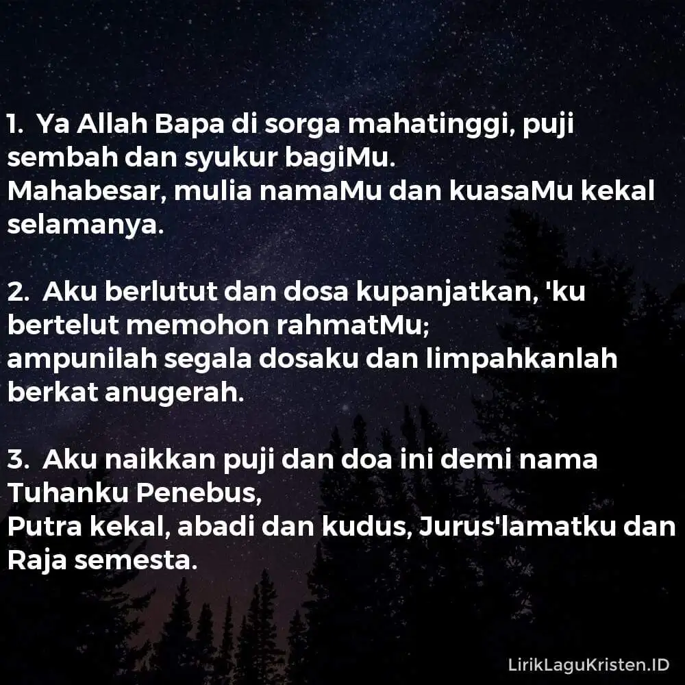 Ya Allah Bapa