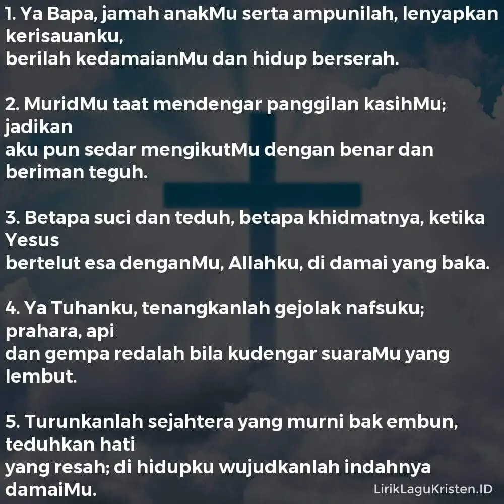 Ya Bapa, Jamah AnakMu