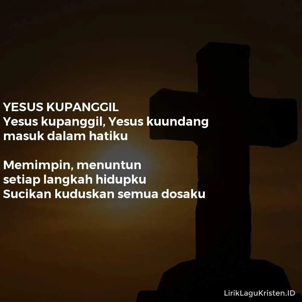 YESUS KUPANGGIL