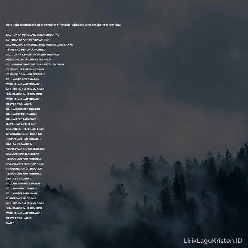 Yesus padaMu Kuberseru