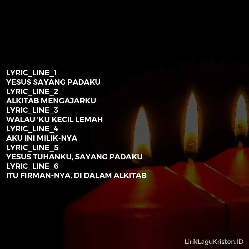 Yesus Sayang Padaku