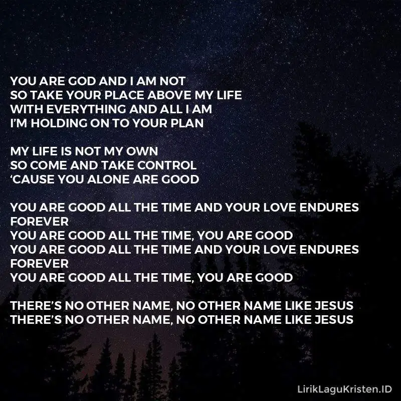 You Are Good