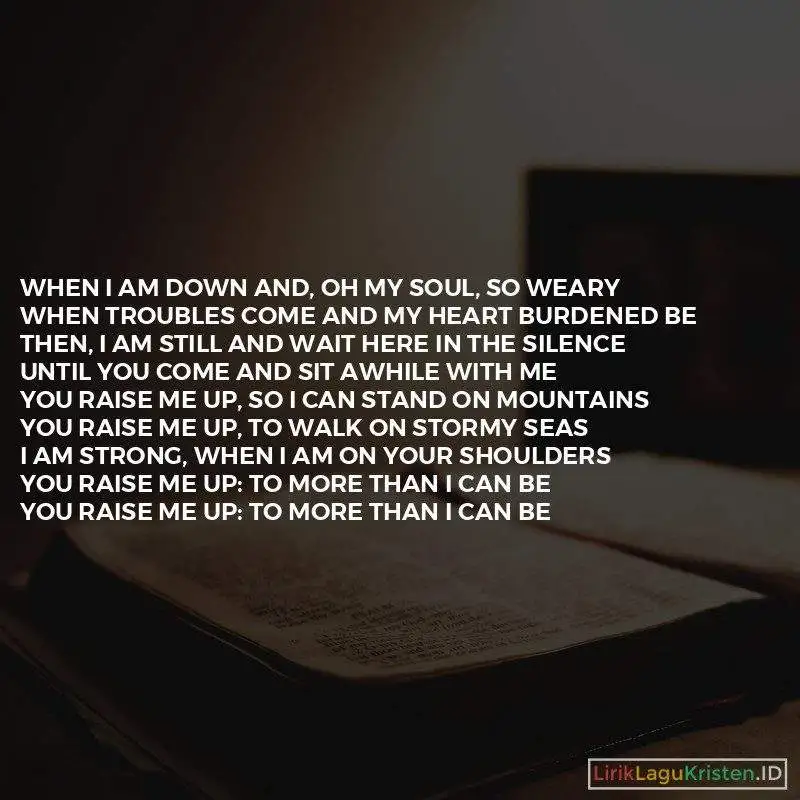 You Raise Me Up